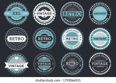 Collection sale labels. Stickers premium quality flat style for social media ads and banners, website badges, marketing, labels and stickers for online shopping templates. Vector illustration.