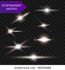 Collection Scene illumination big collection, transparent effects. Bright lighting with spotlights.