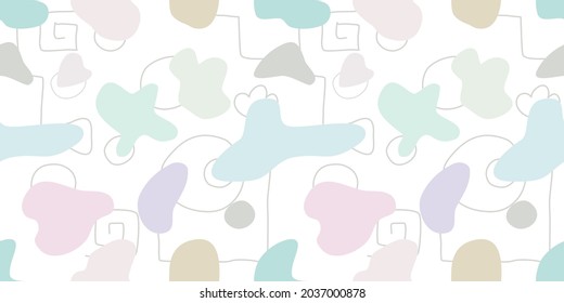 (collection) seamless cute pattern Geometric designs in pastel and vintage tones for patterns, t-shirts, mugs, cards, wallpaper, backgrounds, pillow patterns , fabric patterns, background and more.