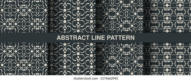 Collection of seamless ornamental ethnic patterns