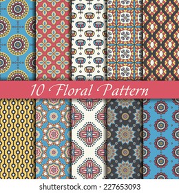 Collection seamless pattern. You can use a texture for printing on fabric, scrapbooking, or anything you choose