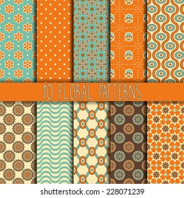 Collection seamless pattern. You can use a texture for printing on fabric, scrapbooking, or anything you choose