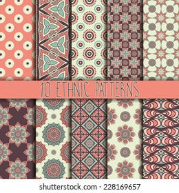 Collection seamless pattern. You can use a texture for printing on fabric, scrapbooking, or anything you choose