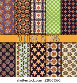 Collection seamless pattern. You can use a texture for printing on fabric, scrapbooking, or anything you choose