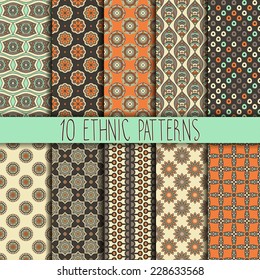 Collection seamless pattern. You can use a texture for printing on fabric, scrapbooking, or anything you choose