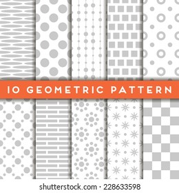 Collection seamless pattern. You can use a texture for printing on fabric, scrapbooking, or anything you choose