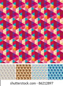 Collection of seamless patterns