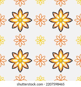 A collection of seamless patterns with abstract themes and high artistic value. Suitable for use on fabrics, book covers, invitations, or walls of homes and offices