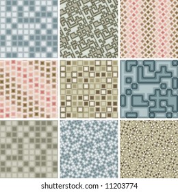Collection of seamless tile wallpapers