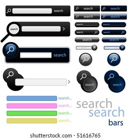 collection of search bars