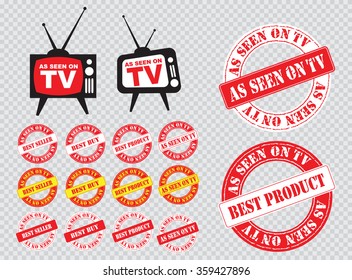 Collection Of As Seen On TV Icon (best Product, Best Buy, Best Seller), Easy To Modify