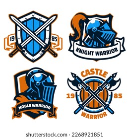 Collection Set of Knight Badge