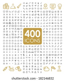 Collection set of universal thin line icons for website and mobile in medical, economy, finance, business, Eco, bio, weather, holiday, travel, web, internet, communication and network