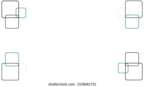 A collection of several squares. Vector. Simple and unique design. Digital art. Background for advertisement, frame and dining table. Flat. Texture. Decorative. Simple design pattern. Pastel colors. 