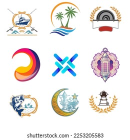 A collection of several vector art in various shapes with attractive colors that you can use for various illustration purposes