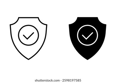 Collection of shield icon. Protection, security, guard. Flat vector illustration suitable for many purposes.