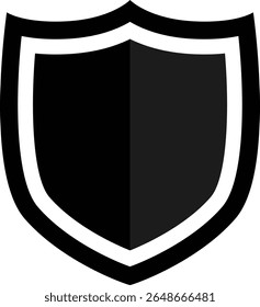Collection of shield silhouettes vector