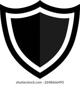 Collection of shield silhouettes vector