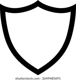 Collection of shield silhouettes vector