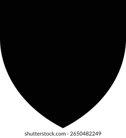 Collection of shield silhouettes vector