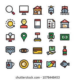 Collection of Shipping Vector Icons 