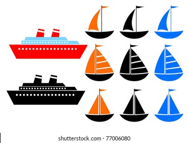 Collection of ships