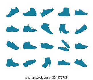 Collection of shoes