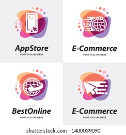 Collection of Shop Logo Design Template