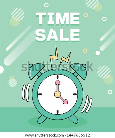 Collection of shopping event illustrations
