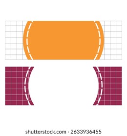 Une collection d'arrière-plan bannière simple