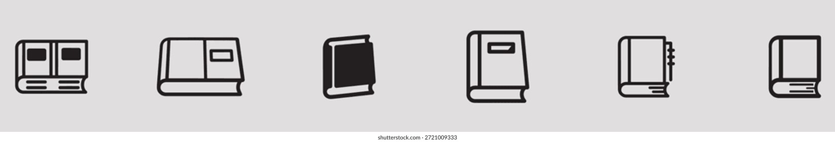 Una colección de simples ilustraciones en blanco y negro de varios dispositivos electrónicos en una fila sobre un fondo gris