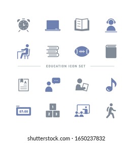 RECOPILACIÓN DE ICONOS DE EDUCACIÓN SIMPLE