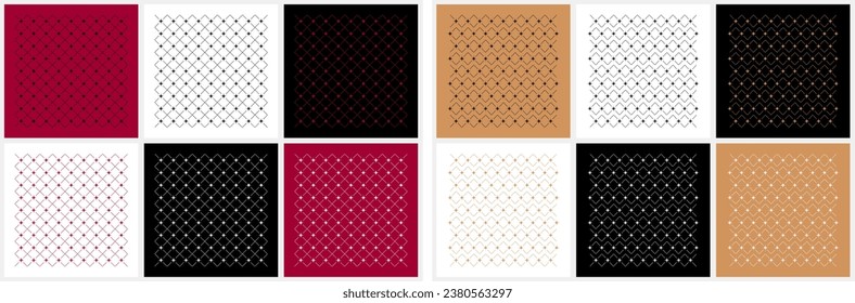 Collection of simple and elegant geometrical pattern for different background - vector illustration