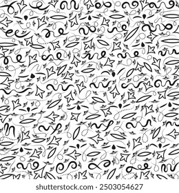 Collection of simple geometric seamless ornamental vector leaf's patterns and swatches. White and grey geometric oriental backgrounds.