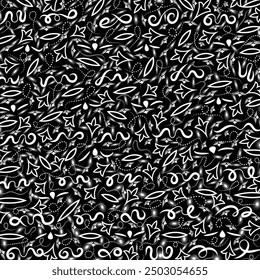 Collection of simple geometric seamless ornamental vector leaf's patterns and swatches. White and grey geometric oriental backgrounds.