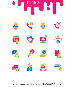 Collection simple icons of business consulting on a white background. Modern black and white signs for websites, mobile apps, and concepts