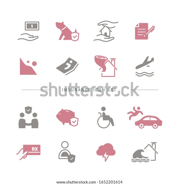 COLLECTION OF SIMPLE INSURANCE\
ICONS