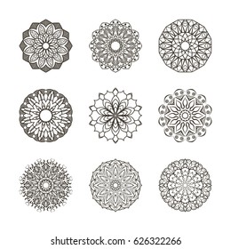 Collection of simple mandalas