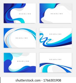 Collection of simple minimal backgrounds with copy space