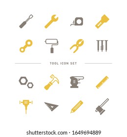 COLLECTION OF SIMPLE TOOL ICONS