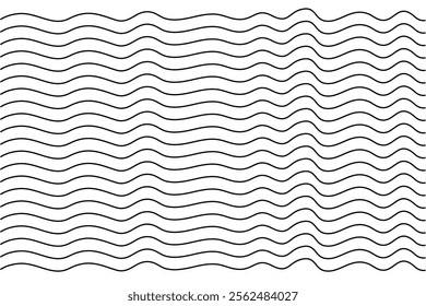 A collection of simple, two-dimensional (flat) vector graphics representing waves, water, and ocean-related elements, suitable for use as icons or logos.