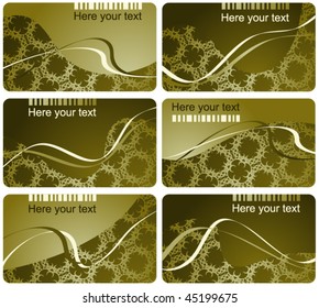 Collection from six business cards