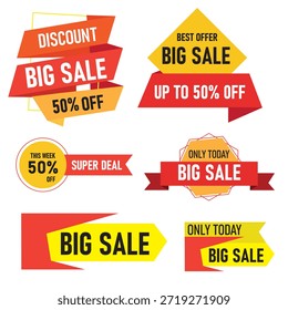 Colección de seis rojo naranja y amarillo venta descuento y oferta Anuncios venta grande