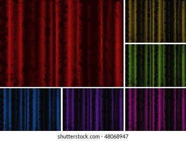 collection of  six Wallpaper backgrounds