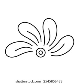 Collection of sketches of blooming floral plants. Hand drawn vintage peony flowers and leaves in line art style. Vector botanical engraving on white background