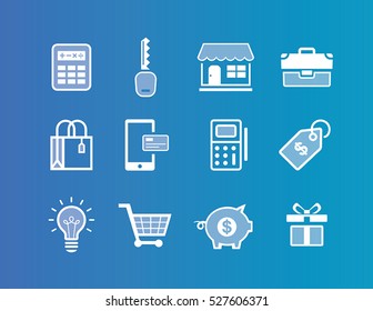 Collection Of Small Business Icons