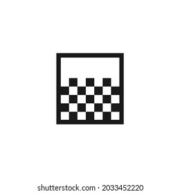 a collection of small squares in a box