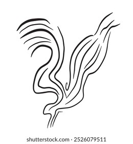 Collection of smoke vapor, smell and smoke line icon isolated on white
