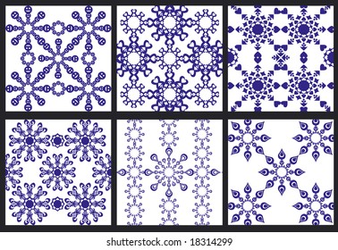 the collection snow shapes seamless