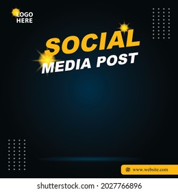 A collection of social media post templates, also suitable for food and beverage banners, fashion.